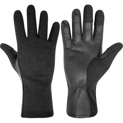 TOUCH SCREEN NOMEX FLIGHT FLYER PILOT OPERATOR DUTY GLOVES