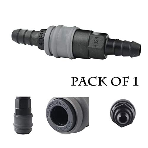 Beduan Quick Disconnect Set, Air Hose Fitting Quick Connect Coupler, 3/8" Barb Hose, Air Compressor Accessories Fitting, Industrial Type C