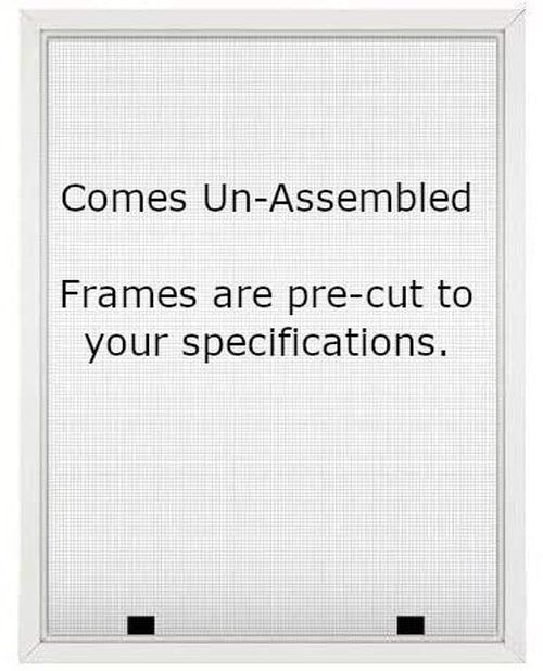 Custom Size Window Screen Kit (White) Assembly Required