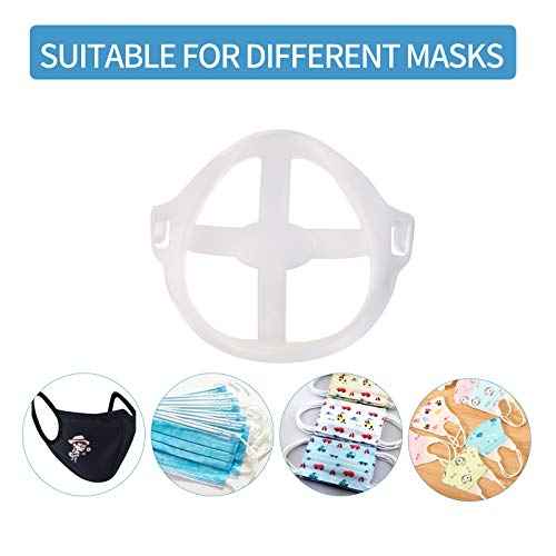 16Pcs Face Bracket for Mask -3D Mask Bracket -Face Mask Internal Support Frame, More Space for Comfortable Breathing, Lipstick Protector £¬Washable Reusable