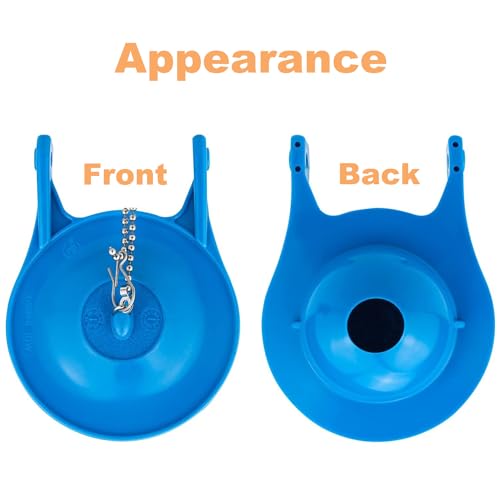 Blue 3-Inch Toilet Flapper Replacement Pack for Gerber 99-788 - Water Saving, Easy Install