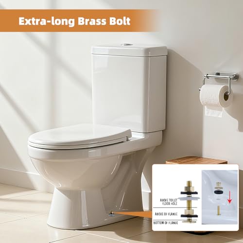 Hibbent Extra Thick Toilet Wax Ring Replacement Kit for 3/4-Inch Flanges
