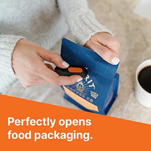 Slice Blade Locks Mini Box Cutter with Retracting Safety Ceramic Blade - Keychain Opener, 1 Pack