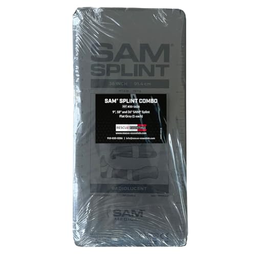 SAM SPLINT 3X COMBO PACK, 36", 18" AND 9" -CHARCOAL GRAY