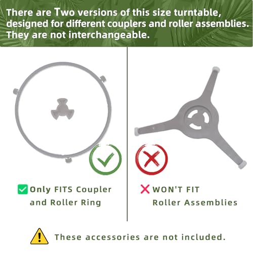 10.6" Microwave Glass Turntable Compatible with GE WB48X26755