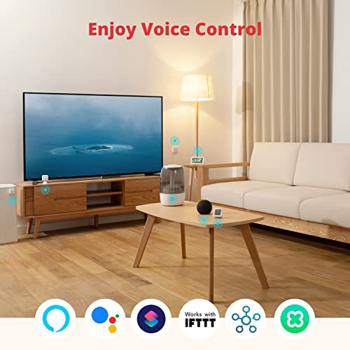 SwitchBot Hub Mini Smart IR Remote Control - White, Wi-Fi 2.4GHz Compatible
