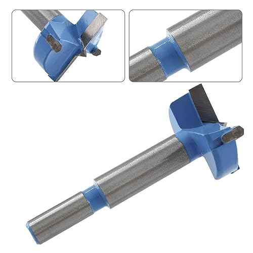 Forstner Drill Bit - 1-5/8 Inch(42mm), Tungsten Carbide Forstner Bits Wood Hole Cutter Auger Opener - Woodworking Boring Bit Hinge Hole Saw Rotary Cutting Tool for Plastic Furniture
