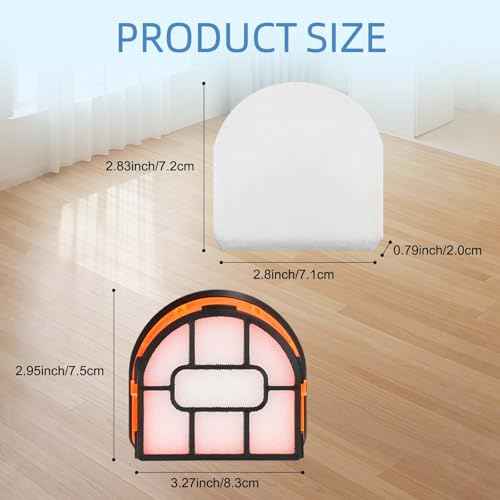 9-Pack Replacement Foam Filters Kit: for Shark WD101 WD201 WD100 WD200 WD160 WD161 AW302 AW201 AW261 AW161 & MessMaster WD261 HydroVac XL 3-in-1 Vacuum Cleaner Part# WDB1, WDB2, WDFF1, WDB1F2, WDFF2