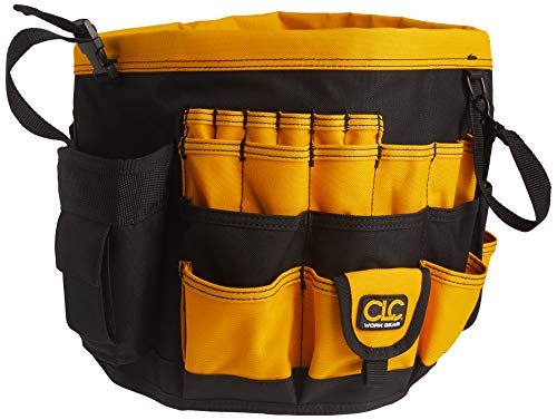Custom Leathercraft 61-In/Out Pocket Bucket Organizer for 3.5–5 gal Buckets