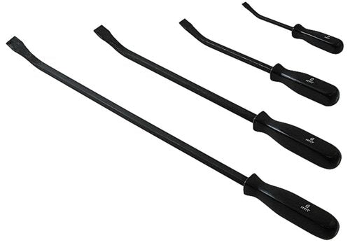 SUNEX TOOLS 9704 Pry Bar Set with Ergonomic Handles, 8" - 24", 4-Piece