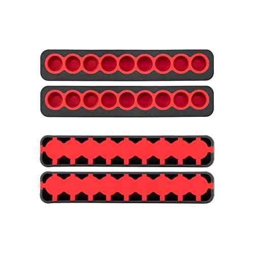 TEKTON 9-Tool 1/4 Inch Bit Rail Set (2-Piece) | ODB91000