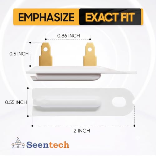 Seentech 3392519 Dryer Thermal Fuse Replacement Part – 1 Pack for Whirlpool/Kenmore/Maytag