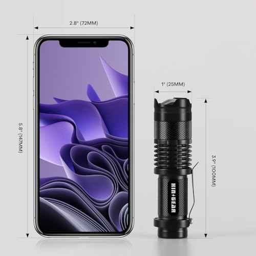 2 Pack Red Flashlight LED Single Mode Light 1 Mode LED Torch Scalable Red Light Flashlight for Astronomy Aviation Night Observation