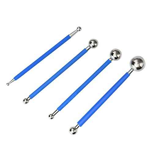 Concrete Countertop Caulking Tool, Metal Ball Tile Caulk Finishing Tool Used to Press The Tile Grout Coating for Bathroom Kitchen and The Rest of The Household