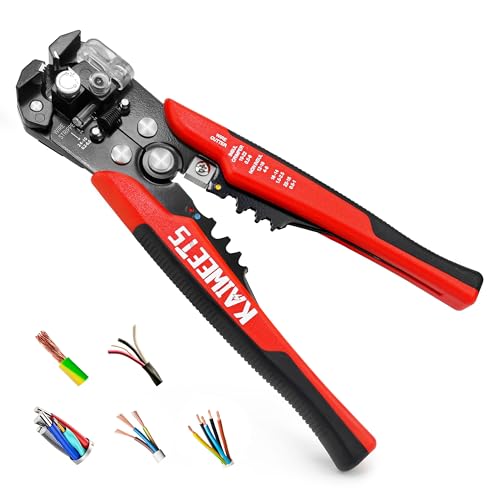 KAIWEETS KWS-103 Self Adjusting Wire Stripper 3-in-1 Heavy Duty Electrical Tool 10-24 AWG