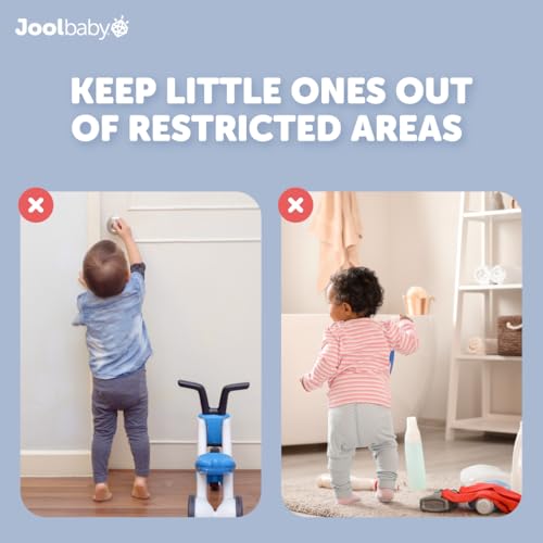 Jool Baby Door Knob Child Safety Covers (4 Pack) Prevent Kids from Opening Doors ? Easy to Install