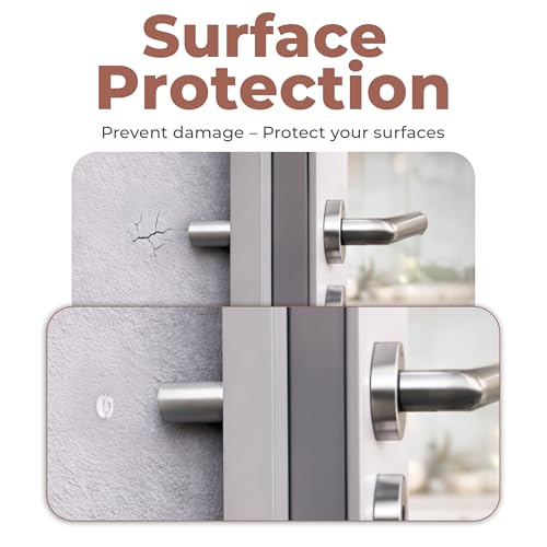 128 Pack Clear Self-Adhesive Rubber Cabinet Door Bumpers - Soft-Close Noise Reduction