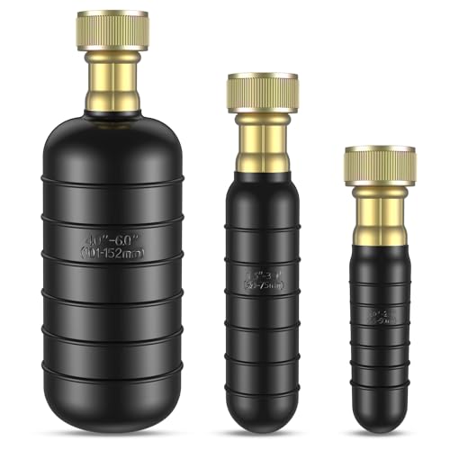 Fosenlion 3-Piece Drain Bladder Kit for Clogged Pipes and Drains