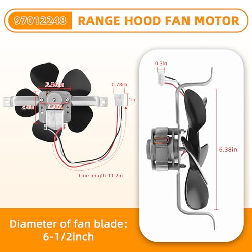 Range Hood Fan Motor 97012248 – Fits Broan & Nu-Tone 40000/42000 Series