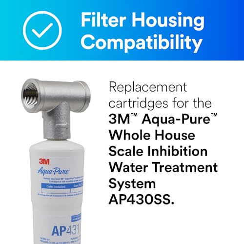 Aqua-Pure AP431 Whole House Scale Inhibition Water Replacement Cartridge 1 Pack