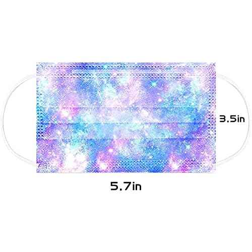 50 Pack Kids Disposable Face Breathable Dust Filter Mouth Cover Masks with Elastic Ear Loop for Kids