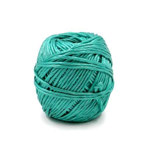Polypropylene Twine - 5/64" x 164Ft Thick, 164 Feet Long for Bundling, Packaging, Gardening and More, Green
