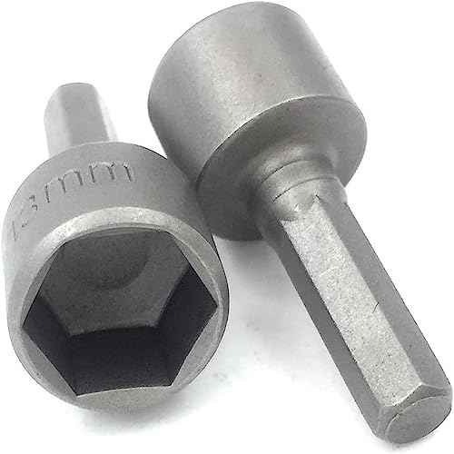 9 Pcs 1/4 Inch Hex Power Nuts Driver Drill Bit Tools Metric Wrench For Quicker Change Chuck Power Socket Aapter 5-13mm
