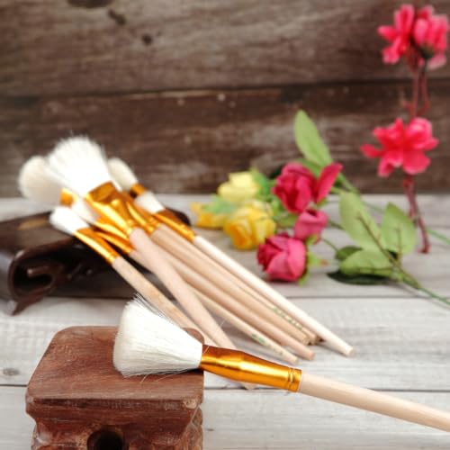 10PCS Manual Pollination Brush Set Pollinator Tool Handheld Garden Pollination Brush for Vegetable Flower Fruit Tree