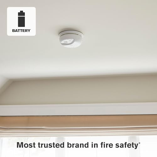 First Alert SMICO100 Battery-Operated Combination Smoke & CO Alarm with Precision Detection - 1 Pack