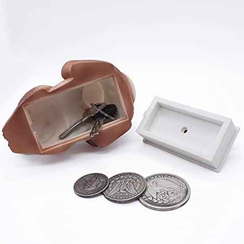 Spare Key Hider Squirrel Shape Garden Decoration Safe Holder for Outdoor Yard Large Size Design (4¡¿5.2¡¿3.4 inchs)