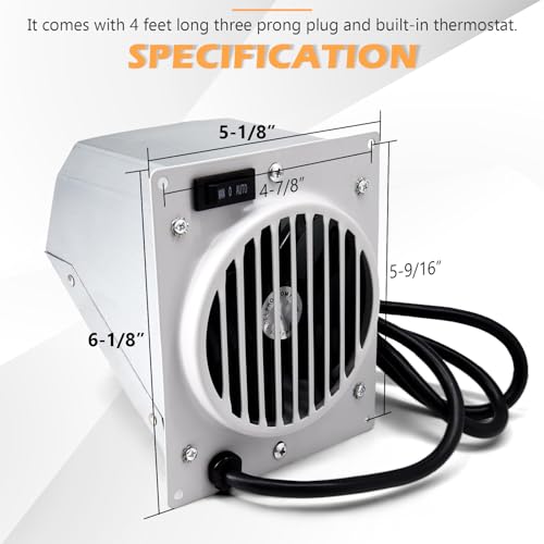 PF06-YJLF-B Wall Heater Blower Fan Replacement with Thermostat for ProCom
