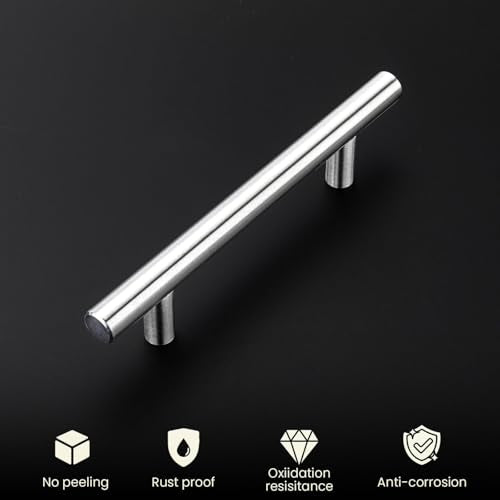 homdiy 3 Inch Brushed Nickel Cabinet Pulls 15 Pack Stainless Steel Handles for Kitchen & Bathroom Cabinets