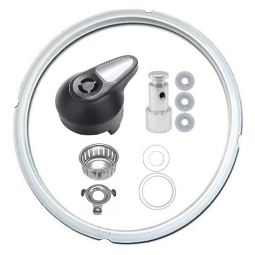 10Pcs Replacement Parts Kit for Instant Pot Lux 5-6 Qt IP-LUX50/IP-LUX60 - Sealing Ring, Valves & Gasket Set