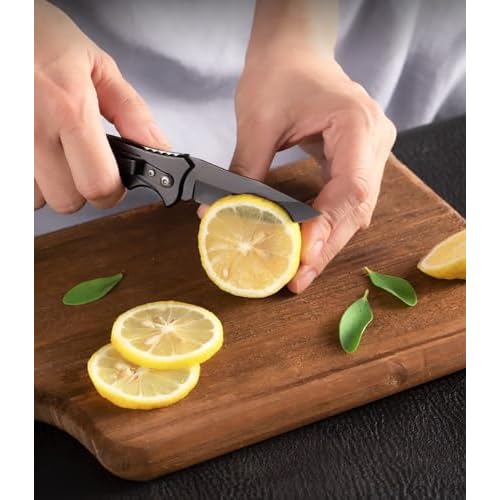 Folding Pocket Knife, Pocket Knife with Chain, Only 2.68 in. Blade - EDC Knife for Camping Hiking Fishing for Men and Women (Camouflage)