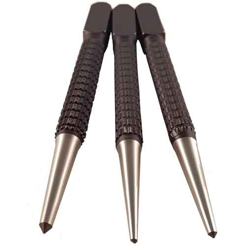 3pc High carbon steel Non Slip Automatic Center Punch Set DIY Marking Tool Metal Wood Scribe Marking Tool