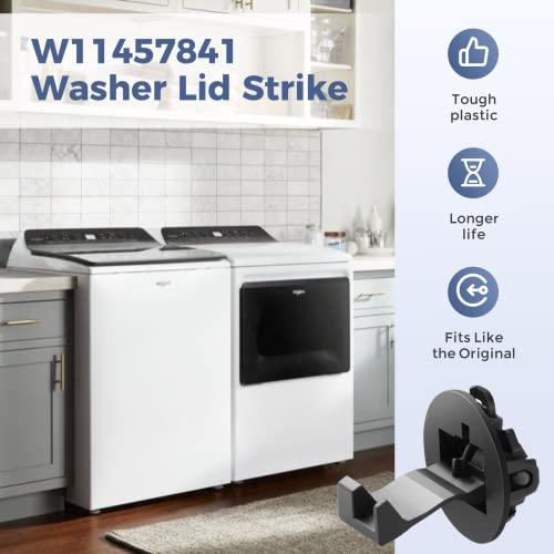 GREALTH W11457841 Washer Lid Strike for Whirlpool Maytag Kenmore – 1 Pack