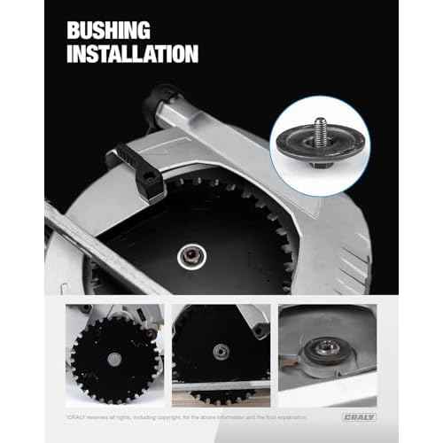 CRALY Saw Blade Bushing Set, Arbor Adapter Kit, Reduction Ring Combo, 1''-20mm, 1''-5/8'', 7/8''-20mm, 7/8''-5/8'', 20mm-5/8'', 20mm-10mm, 5/8''-10mm, 5/8''-3/8'', 16-Pack(BU-08-16A)