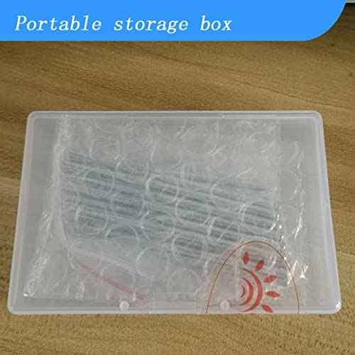 Luo ke 20 Pcs ?????????????? Mounted ???????? ????????????, 5 Different Shapes Diamond Drill Bit, 1/8 Inch Shank Diamond Grinding Tool for Dremel Rotary Tool