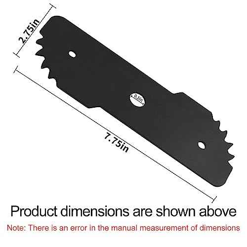 7-1/2-inch Edger Hog Heavy-Duty Edger Replacement Blade EB-007 for Black & Decker Landscape Trencher/Trimmer, Fits Model LE750, LE710, LE760, LE500, EH1000 and Craftsman CMEED400 - Hardened Steel