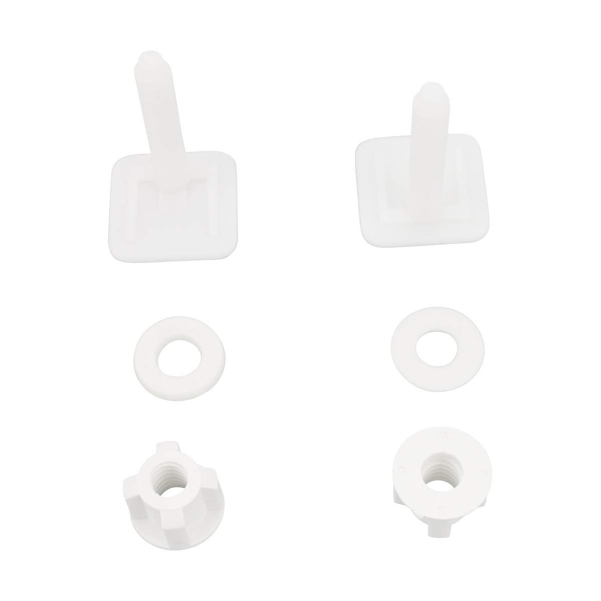 Renovators Supply Manufacturing White Plastic Soft Close Toilet Seat Elongated Slow Close Toilet Seat With Adjustable Mounting Hardware