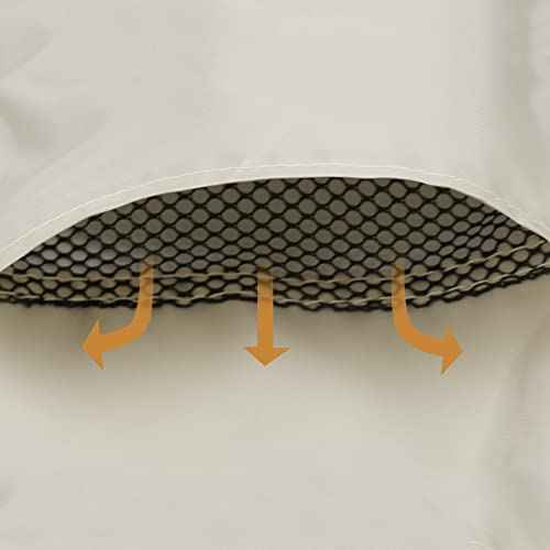 Patio Deck Box Cover Waterproof Outdoor Rectangular Storage Bench Cover 62L x 30W x 26H inch