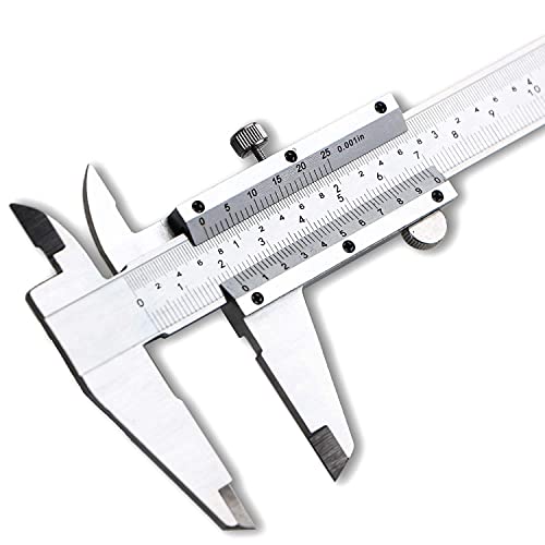 Spurtar 6 Inch/150mm Vernier Caliper Measuring Tool - Non-Digital