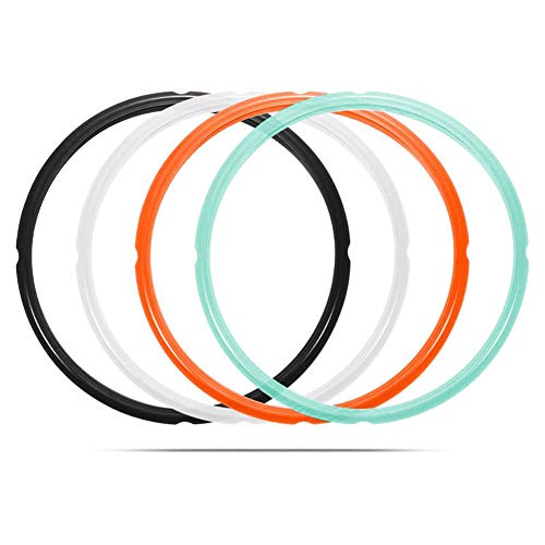 STYDDI 6-Quart Silicone Sealing Ring Replacement for Instant Pot Duo Lux Duo Plus Ultra 6 (4-Pack, Colorful)