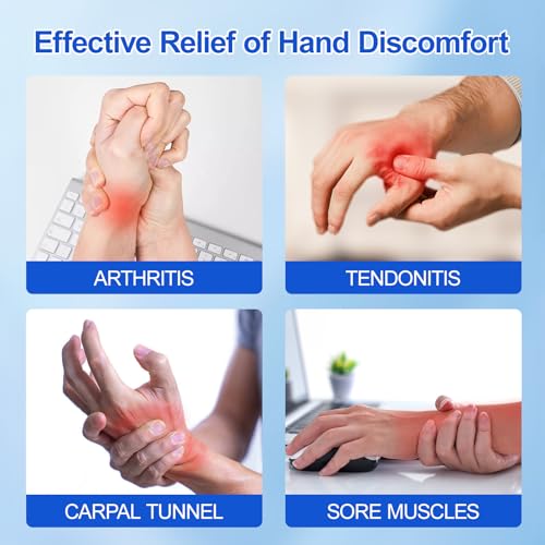 CHIYAN Carpal Tunnel Wrist Brace with Copper Arthritis Glove, Adjustable Metal Splint Stabilizer Wrist Support Women Men for Day Night Sleep Pain Relief Work, Typing, Tendonitis, Sprains