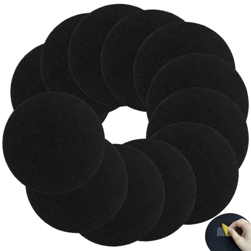 Saiqiang 7.25 Inch Compost Filter Set 12 Pack – Charcoal Replacement Filters for Kitchen Compost Bins