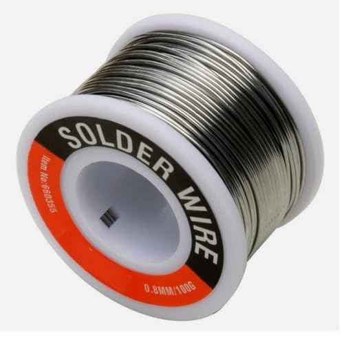 Edward Tools Solder Wire Rosen Core for Electrical Soldering - (.8mm 100grams) - Solder Wire Tin - High Purity - Bright, Clean, Less Welding Residues