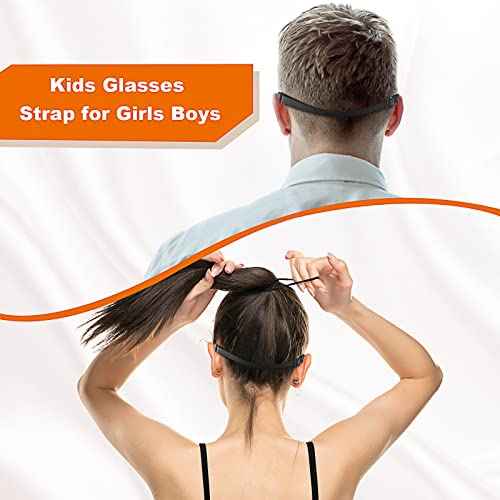 Adjustable Glasses Strap-6 Pack No Tail Eyeglass Straps Eyewear Retainer Sport Unisex Sunglass Straps Holder(8.2 IN)