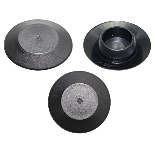 141pcs Auto Body Black Plastic Hole Plugs Set - Flush Mount Sheet Metal Assortment - Variation 141