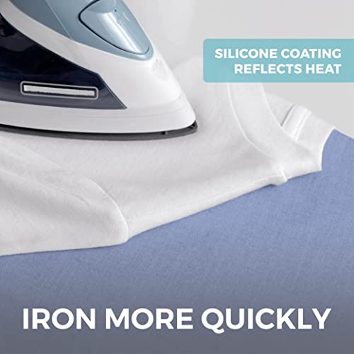 HOME GENIE Ironing Board Cover with Extra Thick Padding 15x54 Blue