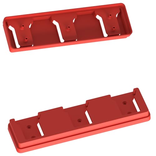 Battery Holder for Milwaukee 18 18V Battery, Mount 3 Slot Bulk Garage Tool, Holder for Milwaukee for Work Van, Shelf, Toolbox